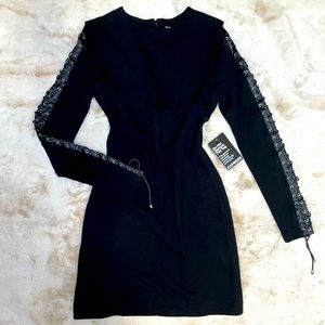 Express Lace-Up Mini Dress